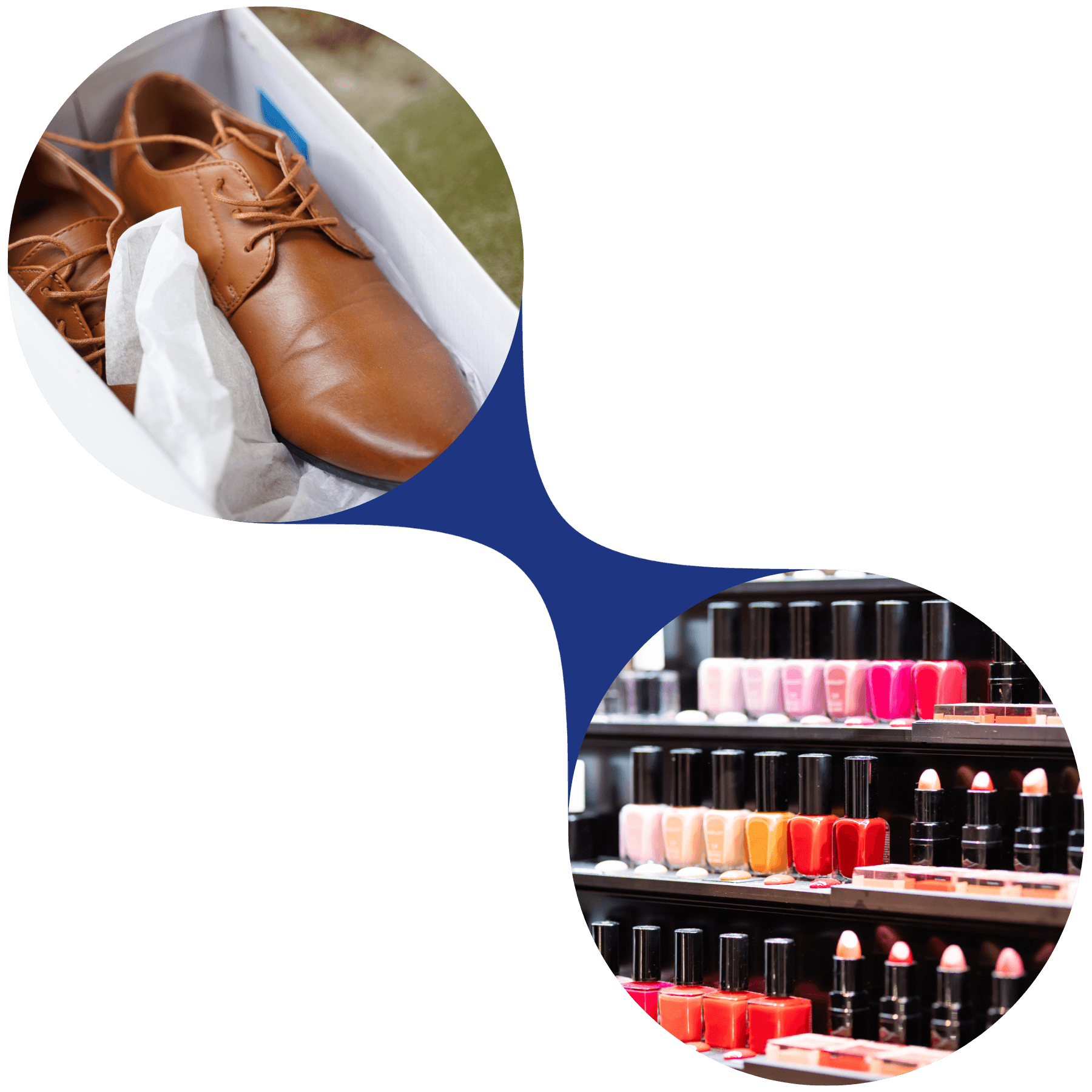 shoes and cosmetics
